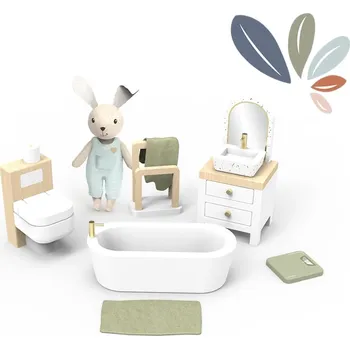 Domeček pro panenku Speedy Monkey Doll House Bathroom + 1 Character