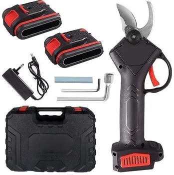 Nůžky na živý plot Elektrické akumulátorové nůžky, 2 x baterie 21V