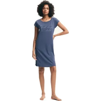 Dámské pyžamo NOČNÍ KOŠILE DELANIE 43700 AW25 džínovina S
