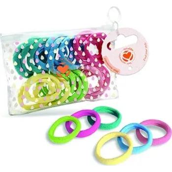 Setablu gumičky do vlasů 4,5 cm Barevné 20 ks