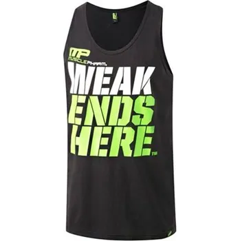 Pánské tílko Muscle Pharm MUSCLEPHARM Pánské tílko WEAK ENDS - černé - MPM16 Velikosti: XL