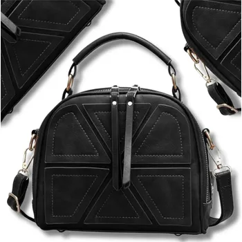 Kabelka Elegantní Dámská Taška přes Rameno SUITCASE, ekologická umělá kůže, Zlaté Kování, 23x18x9 cm - Varianta 2