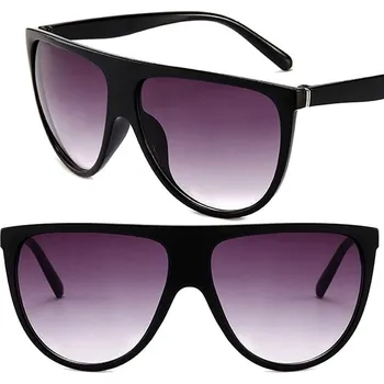 Sluneční brýle Velké Retro Sluneční Brýle pro Ženy, Černé, Plastový Rám, UV Filtr 400 Kat. 3 - Varianta 1