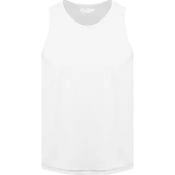 Just Cool Sportovní nátělník Neoteric se zaobleným zadním lemem Barva: Bílá, Velikost: S JC007