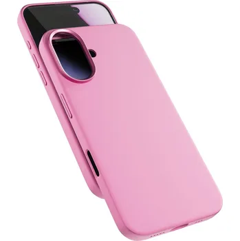 Telefonní příslušenství Epico Silicone Mag+ Case iPhone 17 - růžová