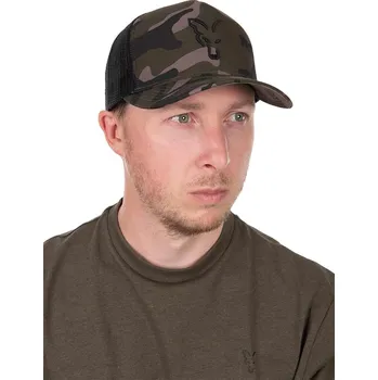 Kšiltovka Fox Kšiltovka Black Camo Trucker Cap