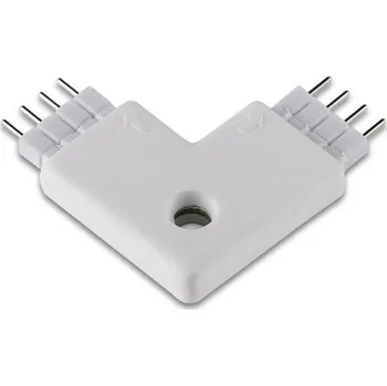 Průmyslové svítidlo MCLED Konektor ML-111.022.21.5 propojovací, tvar L pro RGB LED pásky 10mm ML-111.022.21.5
