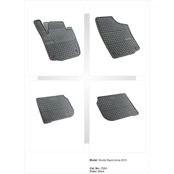 autokoberec Autokoberce gumové FROGUM Škoda Roomster 2006-