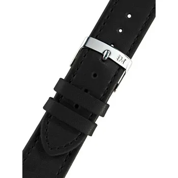 Řemínek na hodinky Kožený řemínek Morellato Sprint M 2619875.019, černý - 20 mm