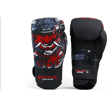 Boxerské rukavice Dětské boxerské rukavice Ground Game Samurai - černé - GRGM_DRSAMURAI_BLK Velikosti: 8 oz