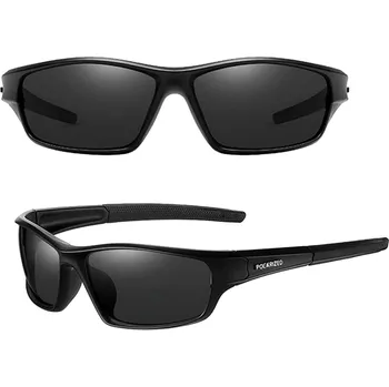 Sluneční brýle Camerazar Polarizační sportovní brýle pro cyklistiku, univerzální pánské/dámské, černé, s UV ochranou
