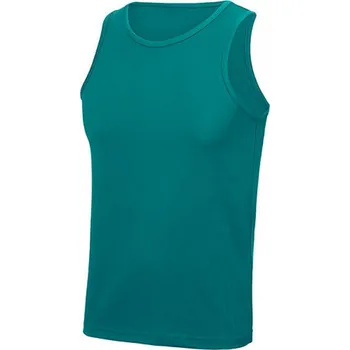 Pánské tílko Just Cool Sportovní nátělník Neoteric se zaobleným zadním lemem Barva: zelená nefritová, Velikost: XXL JC007