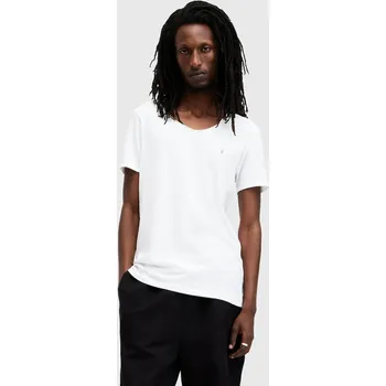 Pánské tričko Bavlněné tričko AllSaints FARIS M017JB bílá 00X, vel. L