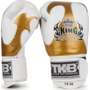 Boxerské rukavice Boxerské rukavice TOP KING Empower White gold - TKBEMWHTGOLD Velikosti: 12 oz