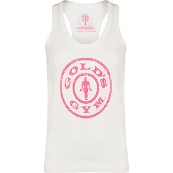 Gold Gym Dámské tílko FITTED - bílé - GG_FITTED_WHT Velikosti: M