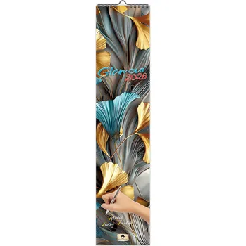 Kalendář Kalendarz 2026. Paskowy wąski. Glamour