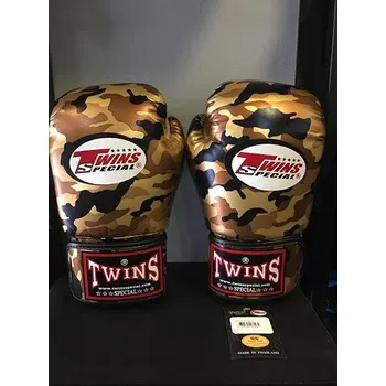 Boxerské rukavice Boxerské rukavice TWINS SPECIAL FBGVS3 Camo - black/gold - FBGVS_CAMO_BLKGOLD Velikosti: 12 oz
