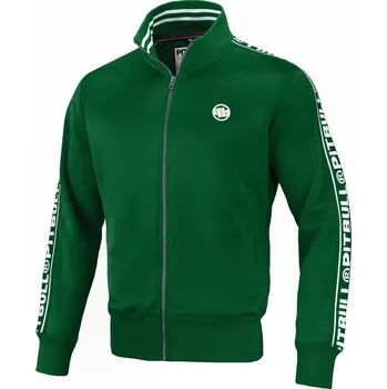 Pánská mikina PitBull West Coast Pánska mikina Tape Logo - zelená - PWC_TAPELOG_GREEN Velikosti: XL