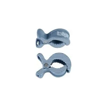 Držák na kočárek LODGER Swaddle Clip print 2balení Ocean-Stripe