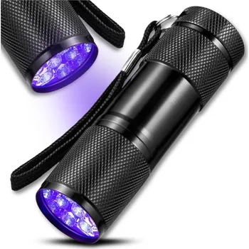 Camerazar Mini UV detektor hliníková svítilna černá