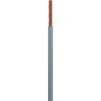 elektrický kabel Zapojovací vodič plocha průřezu 4 mm², prameny vodičů: 7/0,85 mm, Šedá, 450/750 V 100m H07V-R RS PRO