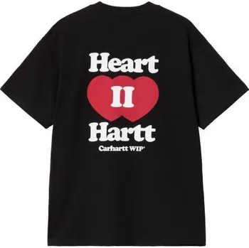 Pánské tričko TRIKO CARHARTT WIP Heart II Hartt S/S - černá - S + při osobním odběru 1 378 Kč
