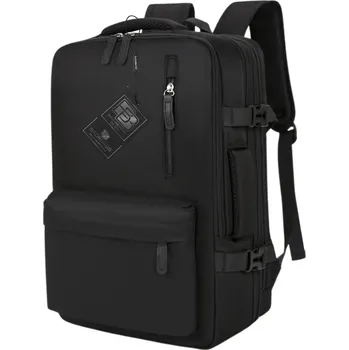 Camerazar Černý voděodolný batoh do letadla s USB pro cestování - příruční zavazadlo BAD&BAGS