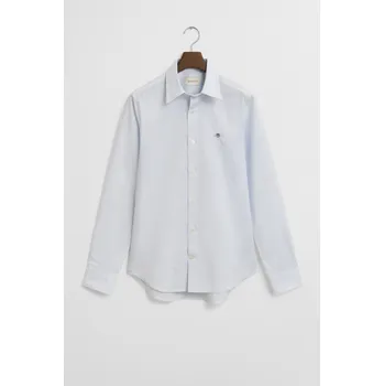 Pánská košile KOŠILE GANT SLIM STRETCH POPLIN STRIPED SHIRT LIGHT BLUE