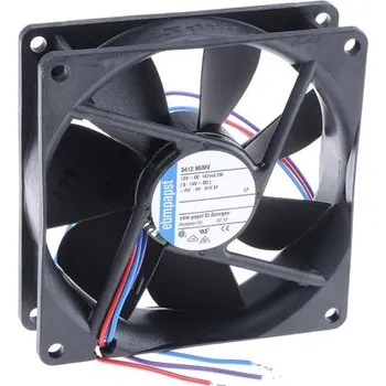 Počítačové chlazení ebm-papstAxiální ventilátor 12 V DC DC, průtok vzduchu: 72m³/h 2W166mA, 92 x 92 x 25mm