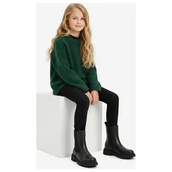 Dámské kozačky DeeZee Polokozačky CEO-CS5819-03 Černá 32