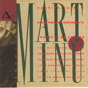 Zahraniční hudba MARTINŮ,B.: Partita / Divertimento (CD) (Chia Chou, Jürgen Weber, Lydia Dubróvskaya, Südwestdeutsches Kammerorchester Pforzheim, Vladislav Czarnecki)