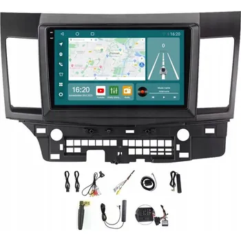 Autorádio AUTORÁDIO S NAVIGACÍ CARPLAY ANDROID MITSUBISHI LANCER 2008-2015 8GB RAM 256GB ROM SIM