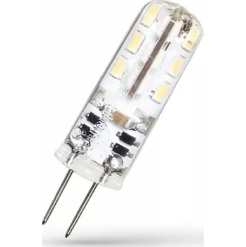 Žárovka LED žárovka G4 1,5W 80lm 12V SILIKON studená bílá