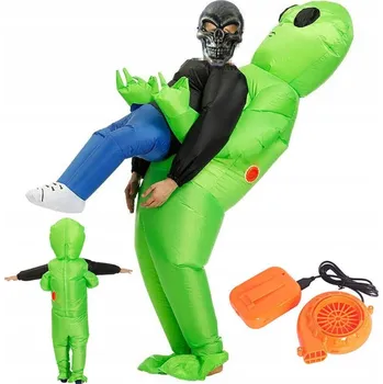 Karnevalový kostým NAFUKOVACÍ KOSTÝM MIMOZEMŠŤAN UFO MIMOZEMŠŤAN PŘEVLEK KOSTÝM HALLOWEEN JAKO DÁREK