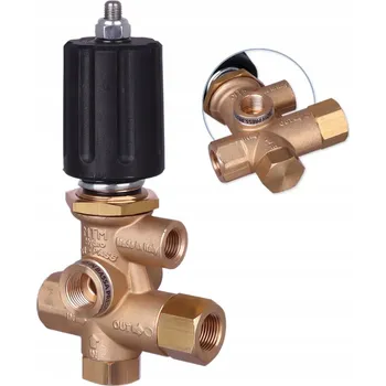 Ventil BY PASS ventil MTM BP9 3/8 Přepouštěcí zpětný ventil s regulací pro myčku