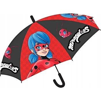 Deštník Automatický deštník SLUNEČNÍK Kouzelná Beruška a Černý kocour