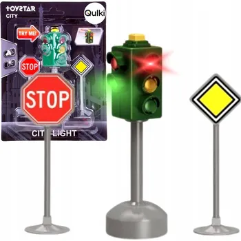 autíčko Světelná signalizace Dopravní značky Hračka Vzdělávací sada