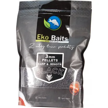Návnadová surovina Návnada EkoBaits pro method feeder, kapr, 0,8 kg, Black (Černé)