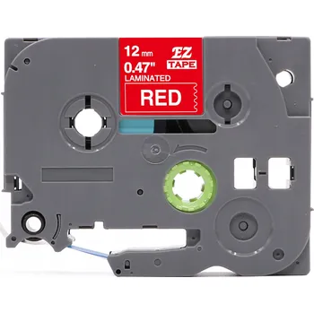 Pásek do tiskárny Páska do Brother TZ-435 12mm 8m Červená TZe-435