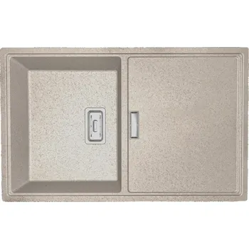 Granitový dřez Laveo TONGA granitový Jednodřez s odkapávačem SPT_411Y