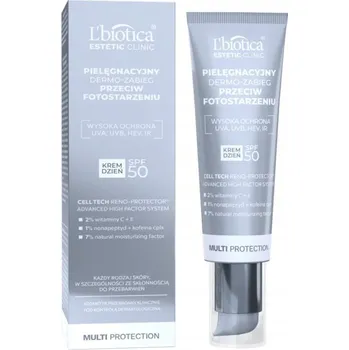 Pleťový krém Pleťový krém s UV ochranou L'biotica Estetic Clinic 50 SPF pro denní použití 35 ml