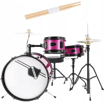 Bicí sada Dětské bicí souprava Millenium Youngster, růžová