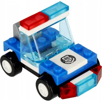 ostatní stavebnice PLASTOVÉ STAVEBNICE pro DĚTI od 6 let, 29 dílků, POLICIE, stavebnice alleBLOX