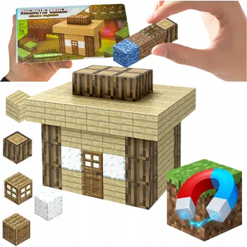 ostatní stavebnice STAVEBNICE 3D STAVEBNICE MAGNETICKÉ KRYCHLE SILNÉ 78 KOSTEK