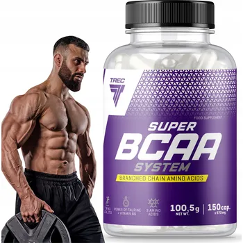 Aminokyselina Kapsle BCAA SUPER BCAA SYSTEM Trec Nutrition 101 g přírodní