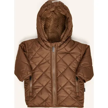 Pánský zimní kabát Sanetta Pure Prošívaná Bunda pro miminko, hnědá, 80