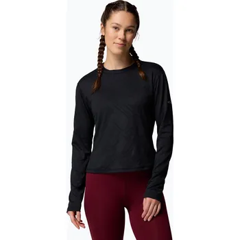 Dámské tričko Dámské trekkingové tričko Longsleeve Columbia Granite Point Crew black