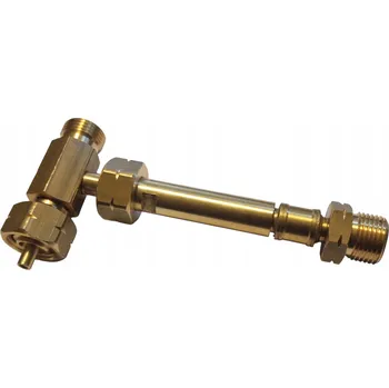 rozdělovač topení T-rozdělovač pro plynové lahve 2X 21,8L vnější závit - 21,8 L vnitřní závit, dlouhý rozdělovač