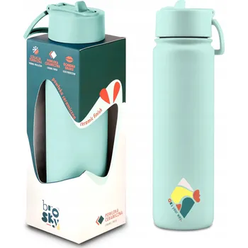 Obraz Brosky Termoska z nerezové oceli s brčkem Abstract Miętowa 680 ml