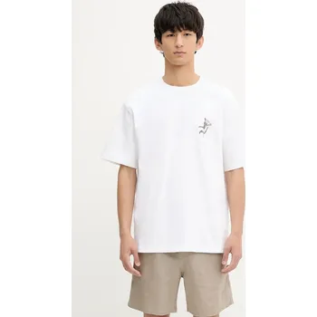 Bavlněné tričko Samsoe Samsoe SALILIUM U25200008 bílá 00X, vel. XS